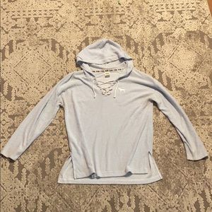 Light blue hoodie
